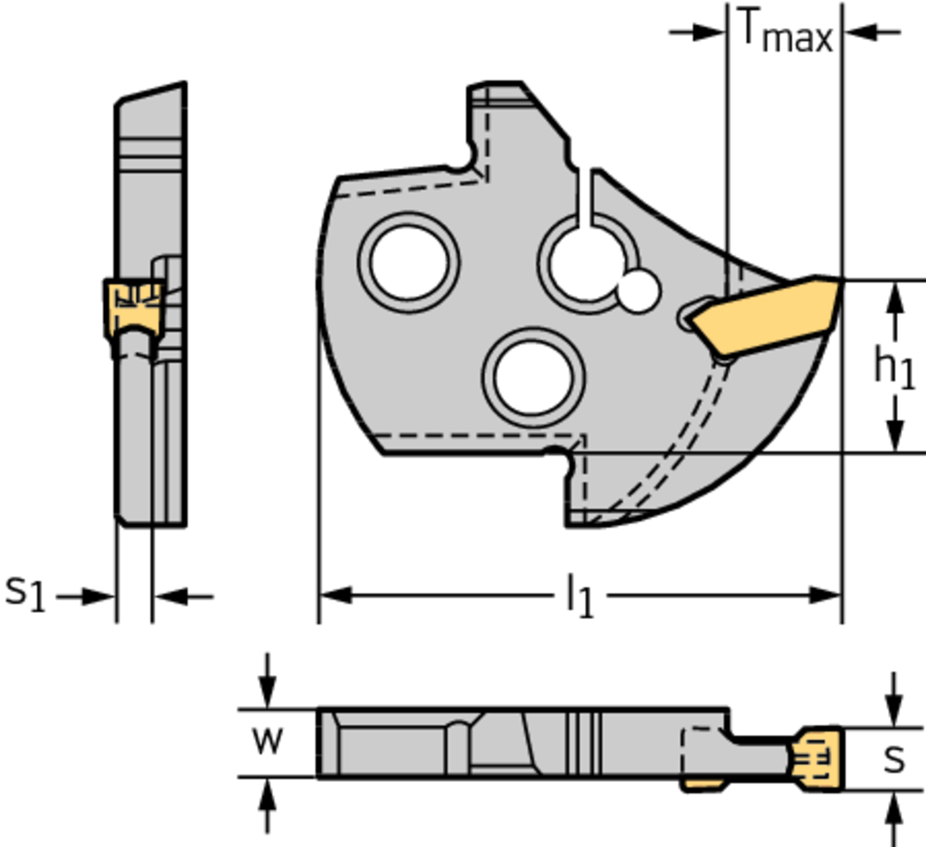 Grooving module – Internal grooving MSS...I... MSS-I32L03-GX16-2