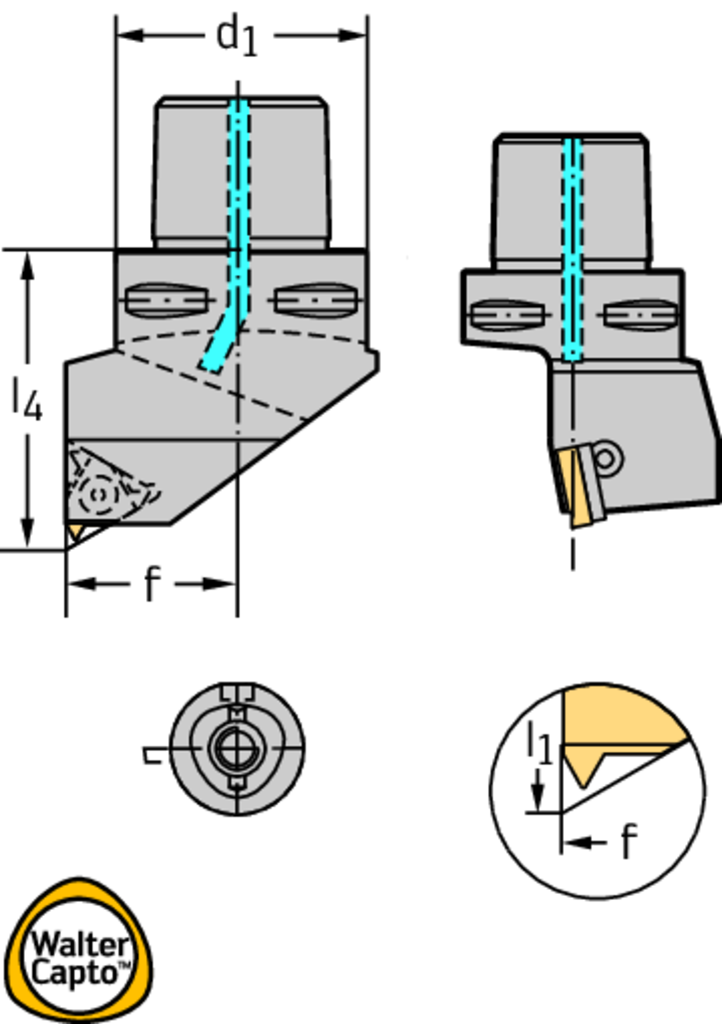 Turning tools – External thread C...-NTS-OE C5-NTS-OER35060-22